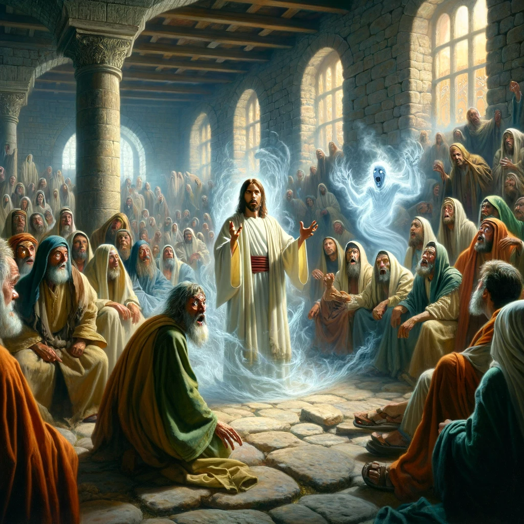 Jesus Casts out an Unclean Spirit