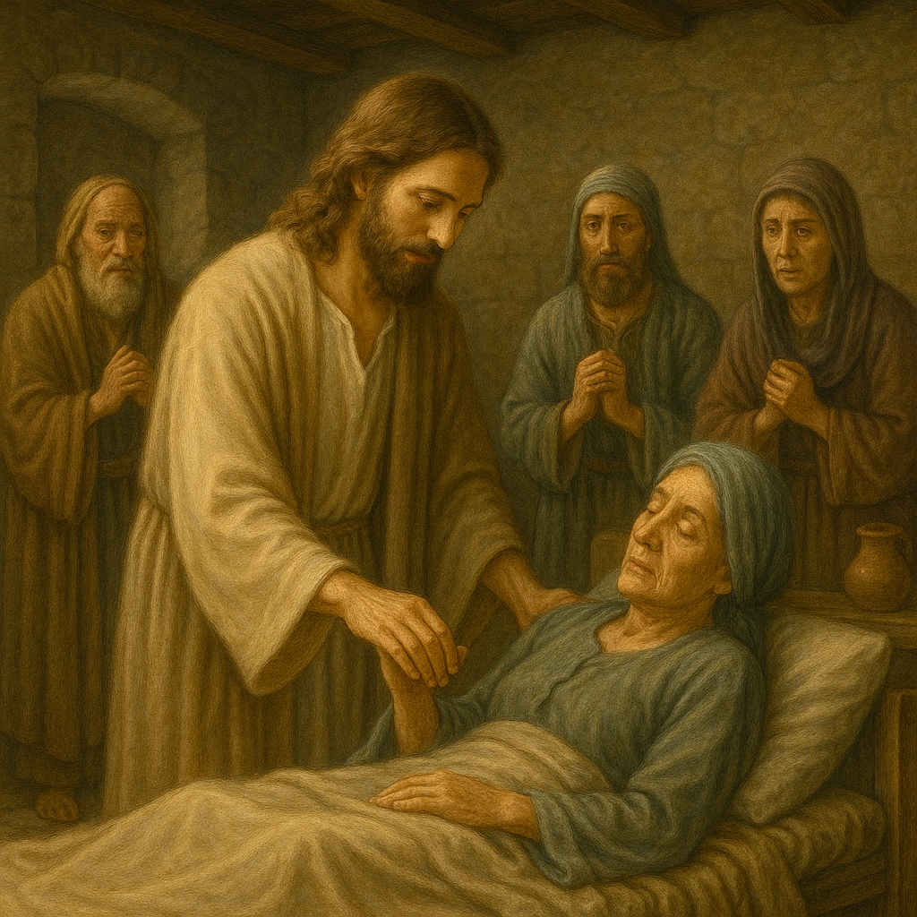 Jesus Heals Peter & Simon’s Mother-in-Law