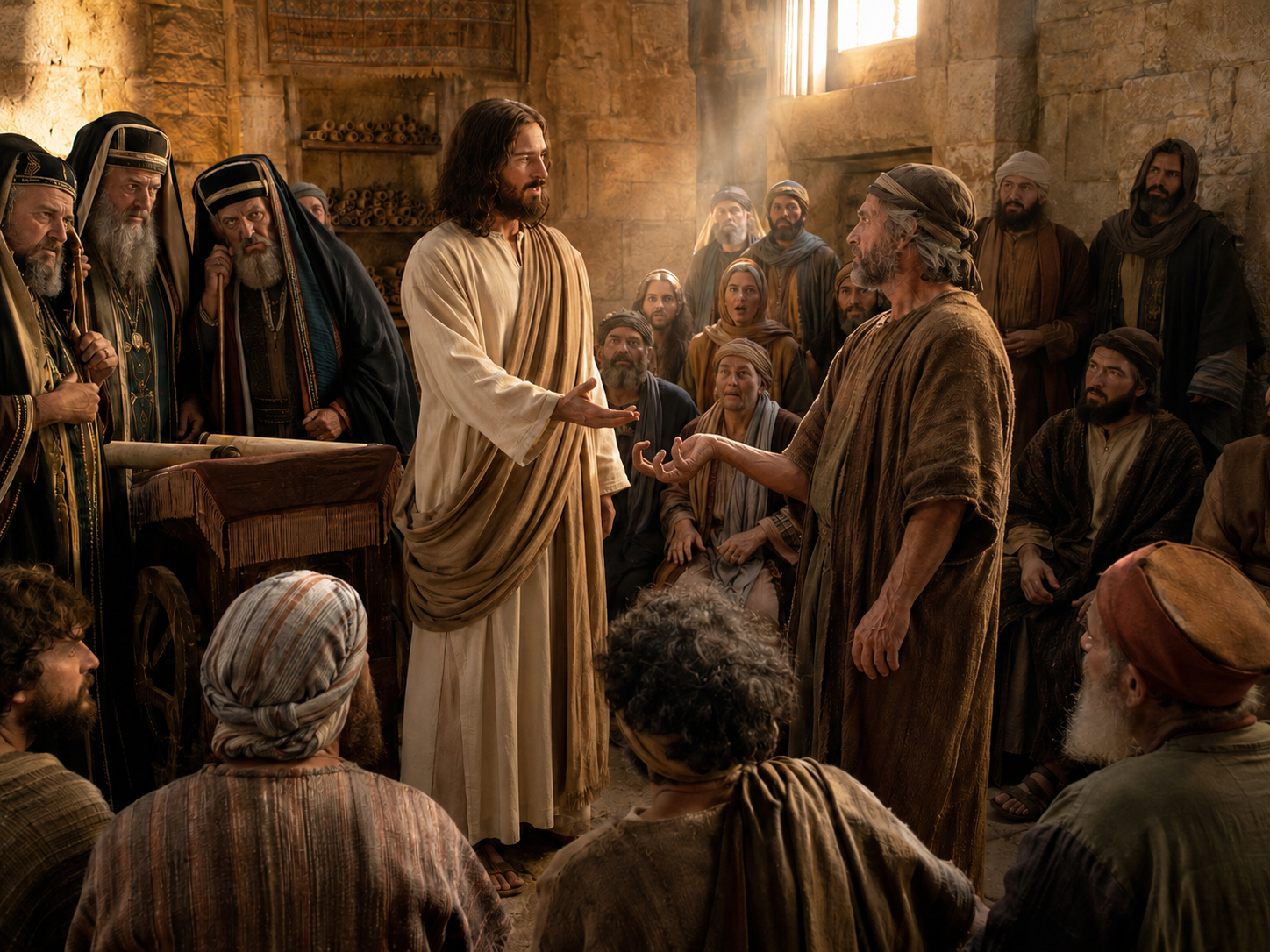Healing a man with a withered hand